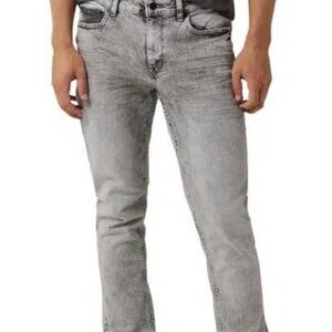NWT 38W 32L DKNY Bedford Slim Fit Silver Cloud Men’s Stretch Denim 38X32